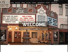 Tablet Screenshot of foxeventcenter.com